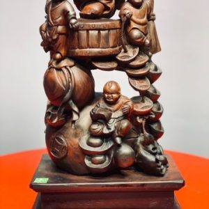 Di Lặc Tam Tiểu Gỗ Trắc