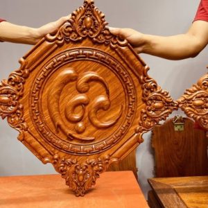 Tranh gỗ Phúc - Lộc - Thọ.