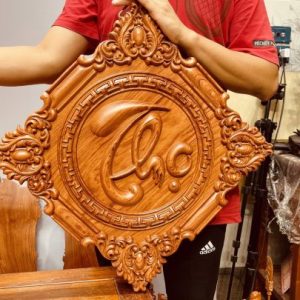 Tranh gỗ Phúc - Lộc - Thọ.