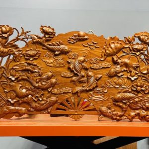 Tranh quạt cá chép