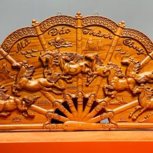Tranh quạt Mã Đáo Thành Công.