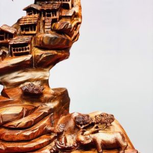 Tiểu cảnh gỗ sưa.