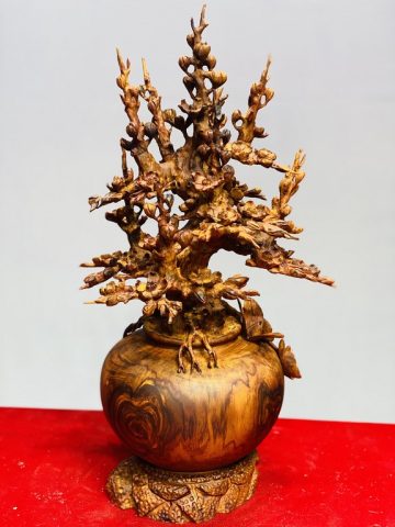 Bình mai phú quý gỗ sưa. Bình mai phú quý gỗ sưa.