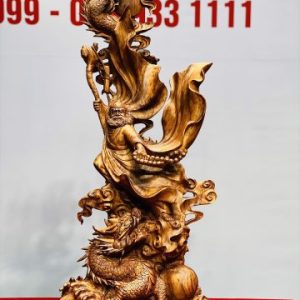 Đạt Ma hàng long gỗ sưa.