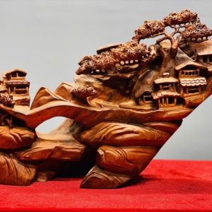 Tiểu cảnh gỗ sưa.