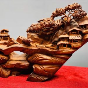 Tiểu cảnh gỗ sưa.
