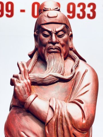 Quan Công gỗ tử đàn Ấn Độ. Quan Công gỗ tử đàn Ấn Độ.