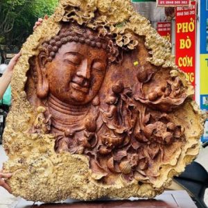 Nhất tâm bái Phật gỗ nu hương Nhất tâm bái Phật gỗ nu hương