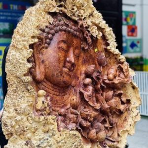 Nhất tâm bái Phật gỗ nu hương Nhất tâm bái Phật gỗ nu hương