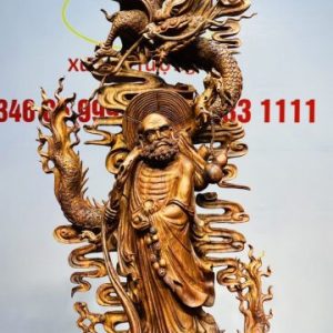 Đạt Ma Hàng Song Long Gỗ Sưa