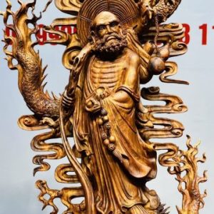 Đạt Ma Hàng Song Long Gỗ Sưa