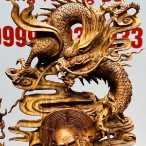 Đạt Ma Hàng Song Long Gỗ Sưa