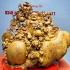 Di Lạc Cửu Tiểu vác cành đào ngồi bao tiền Gỗ Nu Hương Di Lạc Cửu Tiểu vác cành đào ngồi bao tiền Gỗ Nu Hương