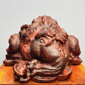 Cóc Thiềm Thừ Gỗ Trắc