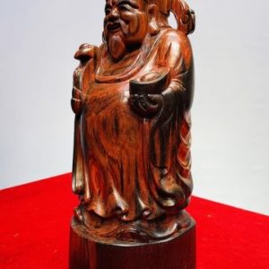 Thần Tài Gỗ Trắc