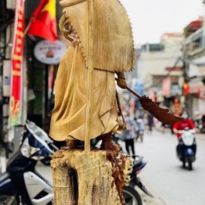 Quan Công Cầm Đao Hàng Long Gỗ Hương