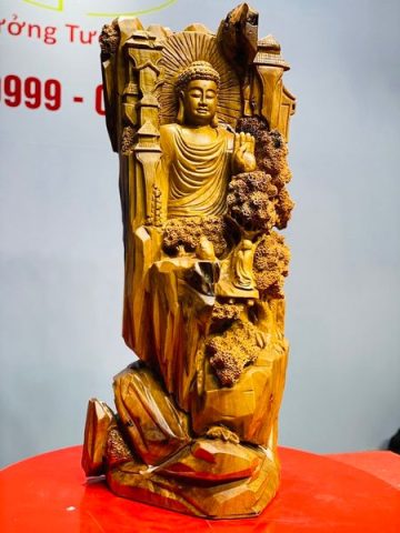 Nhất Tâm Bái Phật Gỗ Hương