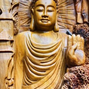 Nhất Tâm Bái Phật Gỗ Hương