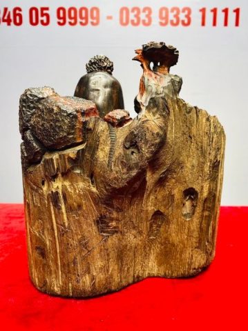 Đạt Ma Ngồi Thiền Gỗ Trắc