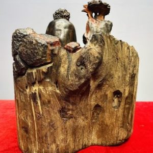Đạt Ma Ngồi Thiền Gỗ Trắc