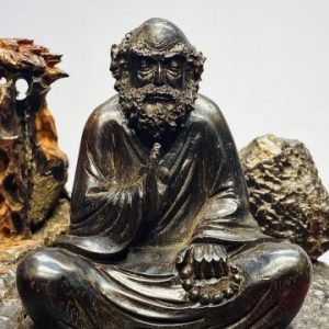 Đạt Ma Ngồi Thiền Gỗ Trắc