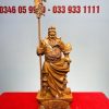 Quan Công Chống Đao Gỗ Hương