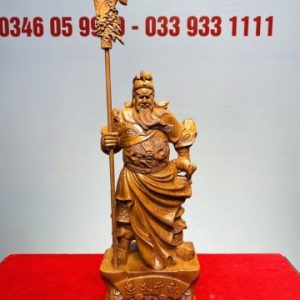 Quan Công Chống Đao Gỗ Hương