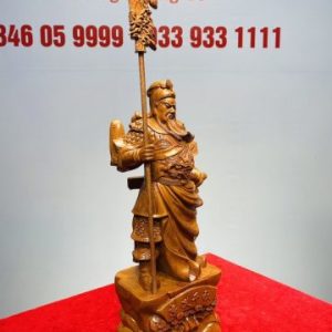 Quan Công Chống Đao Gỗ Hương