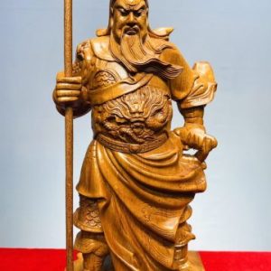 Quan Công Chống Đao Gỗ Hương