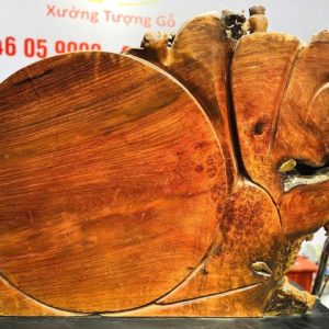 Di Lạc Vác Cành Đào Cửu Tiểu Chum Vàng Cây Tùng Gỗ Nu Hương