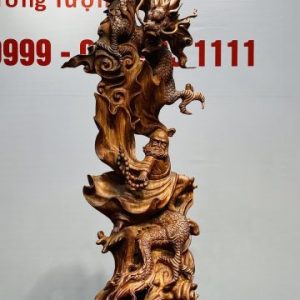 Đạt Ma Hàng Long Gỗ Sưa