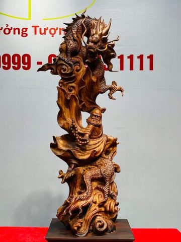 Đạt Ma Hàng Long Gỗ Sưa