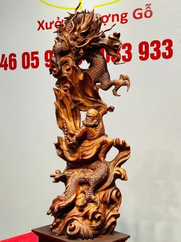 Đạt Ma Hàng Long Gỗ Sưa