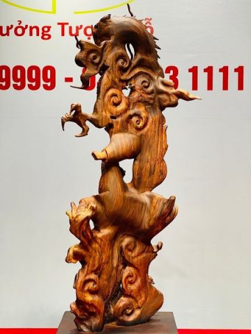 Đạt Ma Hàng Long Gỗ Sưa