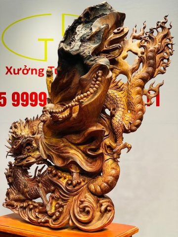 Đạt Ma Hàng Long Gỗ Cẩm
