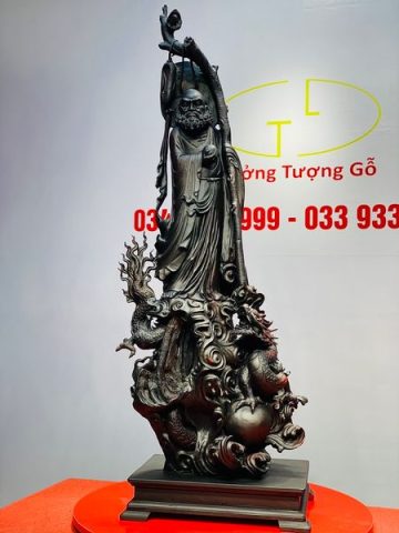 Đạt Ma Hàng Long Gỗ Trắc