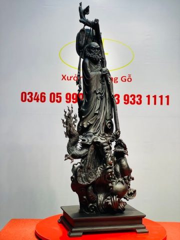 Đạt Ma Hàng Long Gỗ Trắc