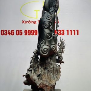 Đạt Ma Hàng Long Gỗ Trắc