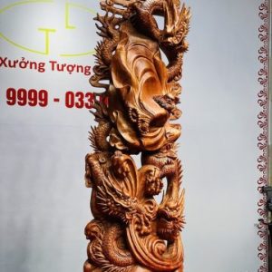 Đạt Ma Hàng Tam Long Gỗ Hương