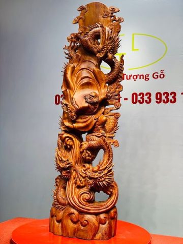 Đạt Ma Hàng Tam Long Gỗ Hương