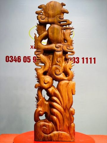 Đạt Ma Hàng Tam Long Gỗ Hương