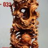 Đạt Ma Hàng Song Long Phục Nghê Gỗ Hương