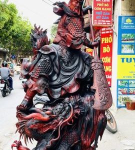 Quan Công Phục Long Gỗ Trắc
