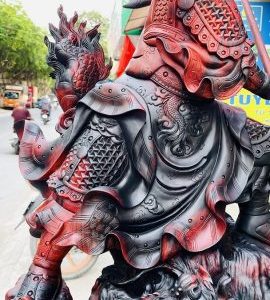 Quan Công Phục Long Gỗ Trắc
