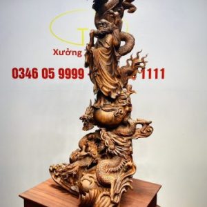 Đạt Ma Tam Long Tam Ngọc Gỗ Sưa