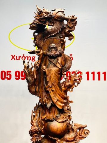 Đạt Ma Tam Long Tam Ngọc Gỗ Sưa
