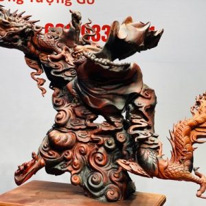 Đạt Ma Hàng Long Gỗ Trắc