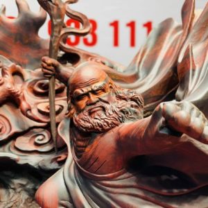 Đạt Ma Hàng Long Gỗ Trắc