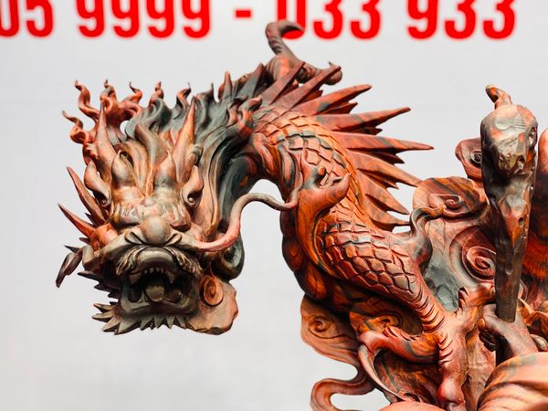 Đạt Ma Hàng Long Gỗ Trắc