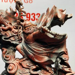 Đạt Ma Hàng Long Gỗ Trắc
